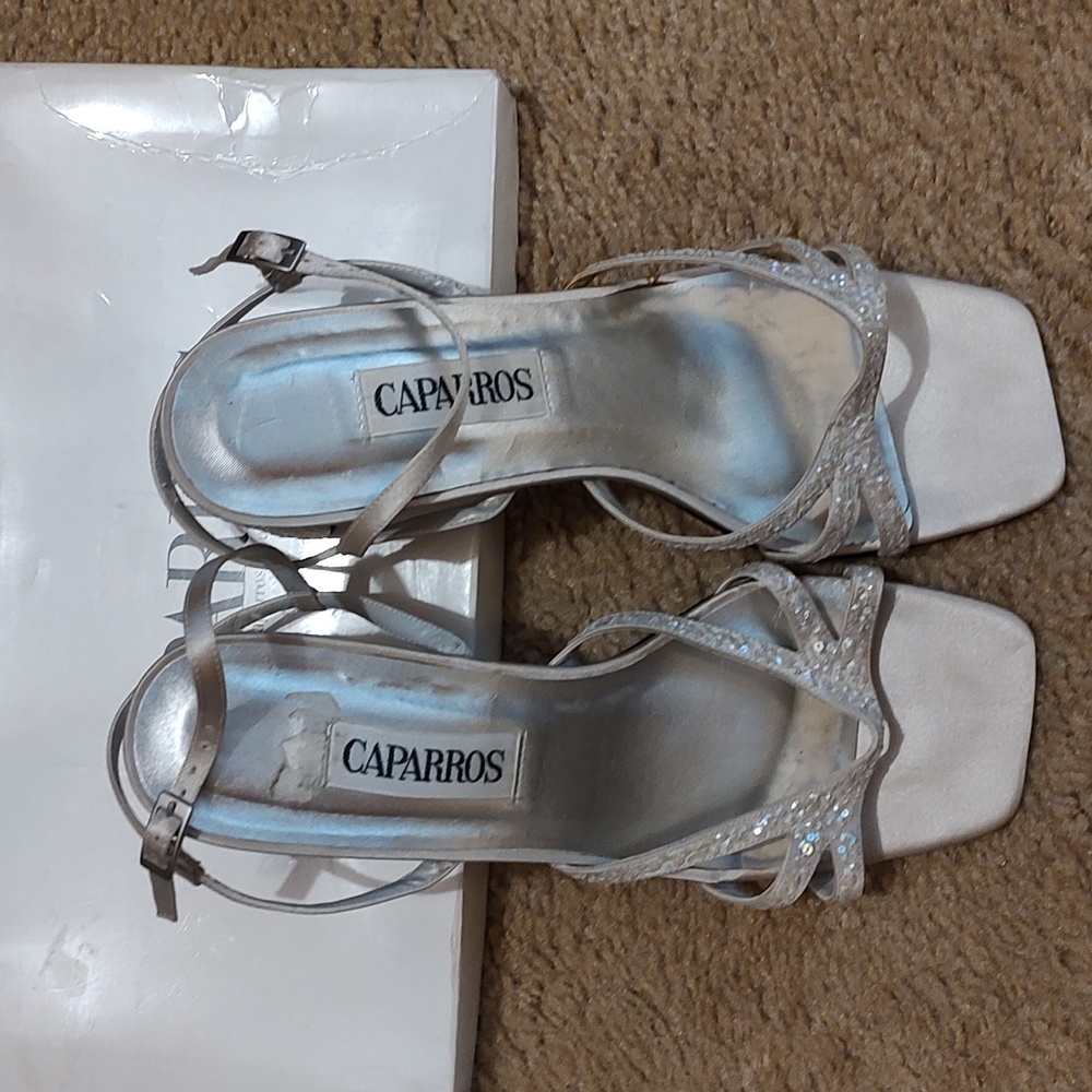 Caparros Rhinestone and Sequin Sandal